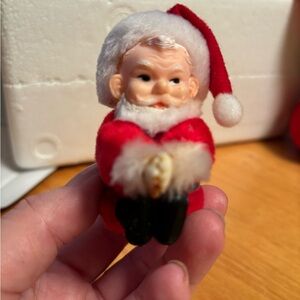 Vintage Santa Hugger Clip-on